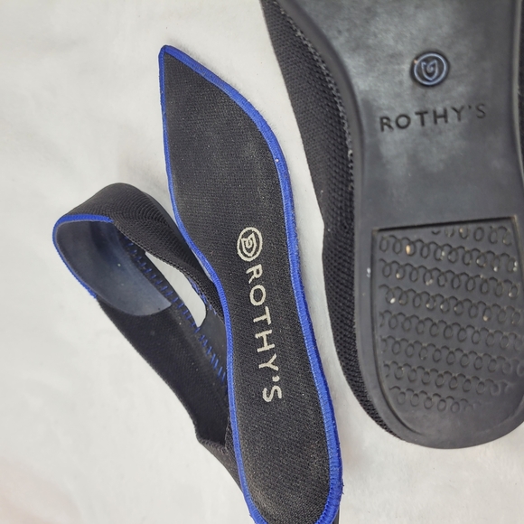 Rothy's Black and Blue Flats - Picture 13 of 15